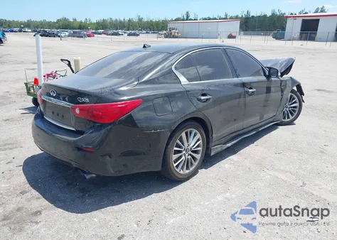2015 Infiniti Q50 Premium из США, поврежденный, VIN JN1BV7AP2FM348854